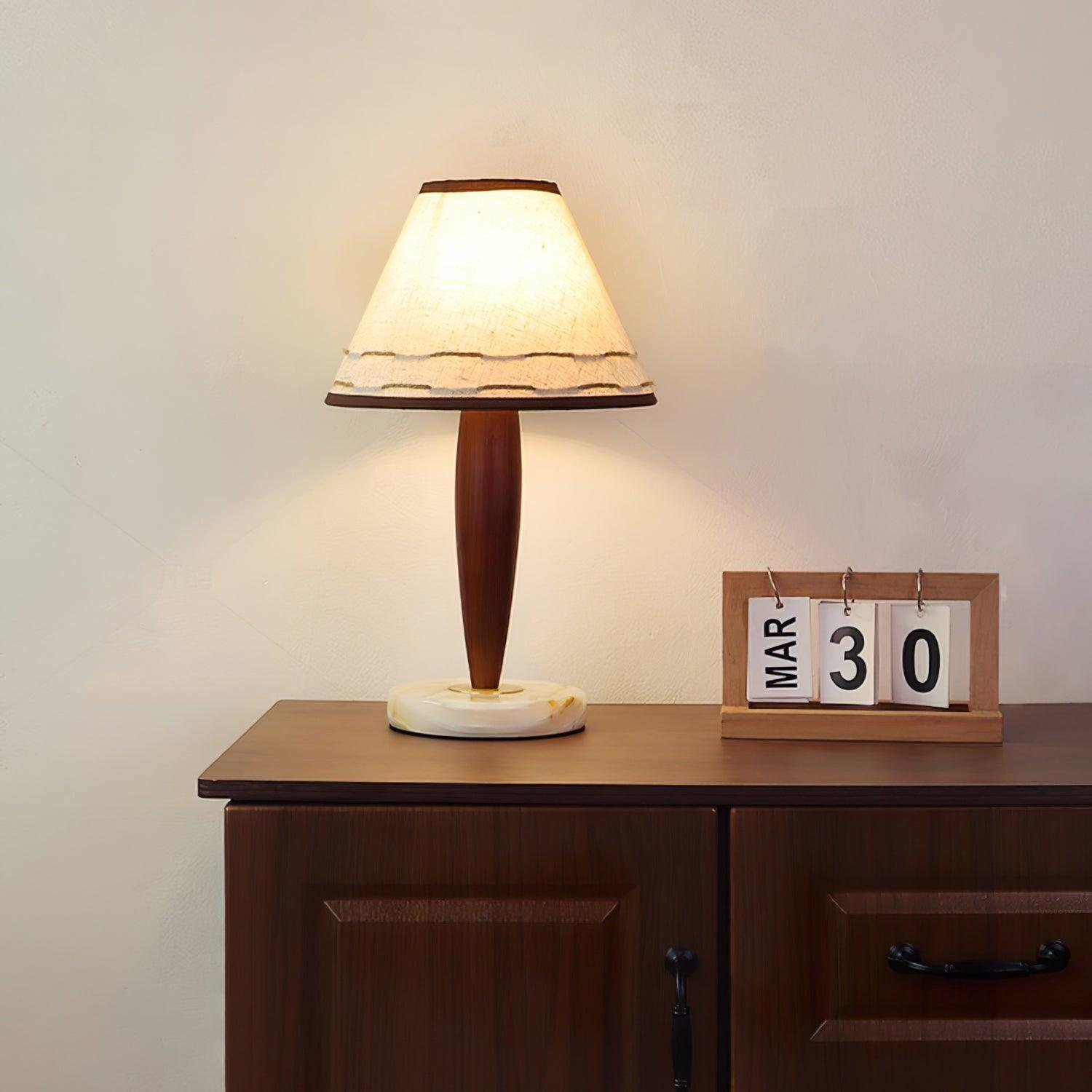Taylor Vintage Fabric Table Lamp - Letslighting