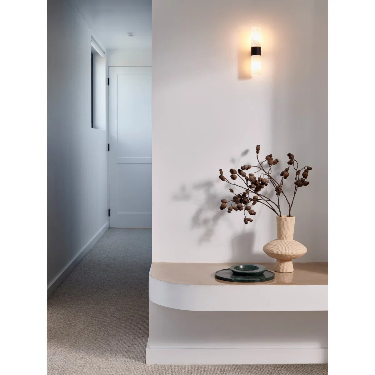 Alight Modern Minimalist Alabaster Wall Lamp - Letslighting