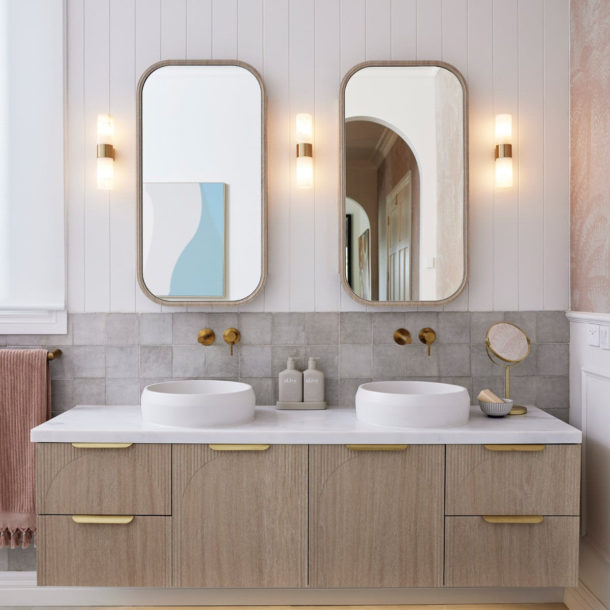 Alight Modern Minimalist Alabaster Wall Lamp - Letslighting