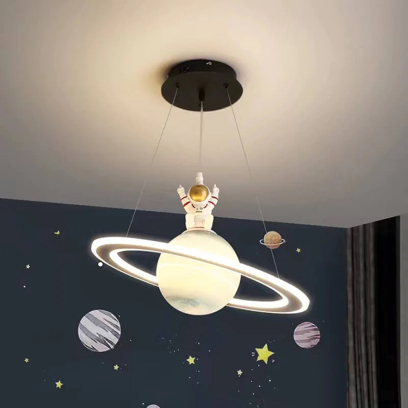 Aria Designer LED Pendant Light Star Blue Orange Children's Room - Letslighting
