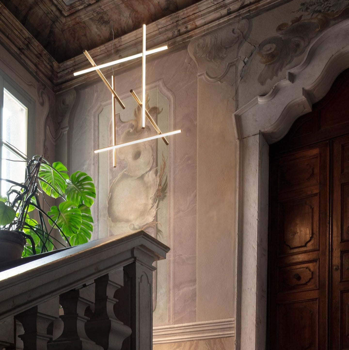 Breeze Modern Minimalist Classic Copper Chandelier - Letslighting