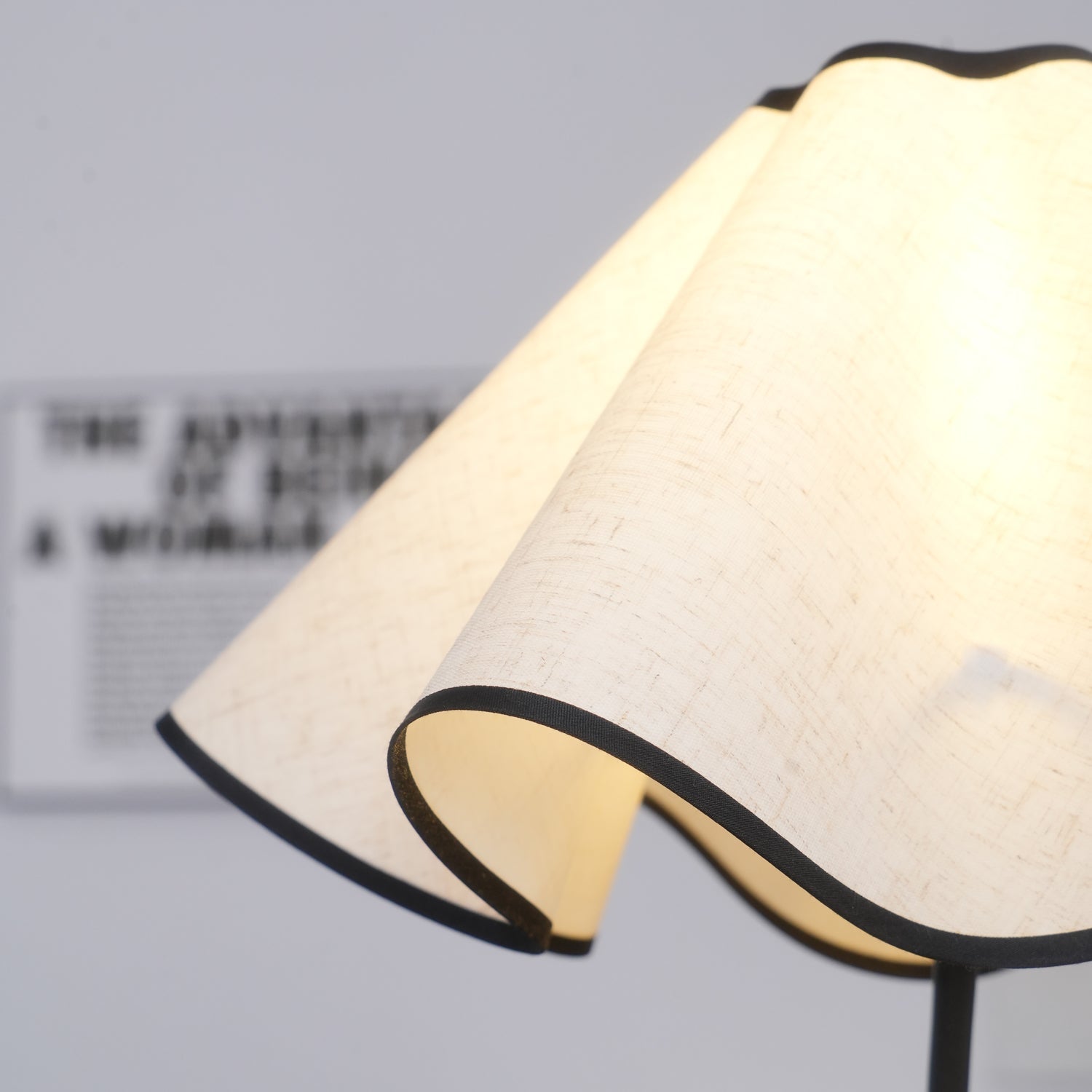 Luminova Fabric Artistic Table Lamp - Letslighting