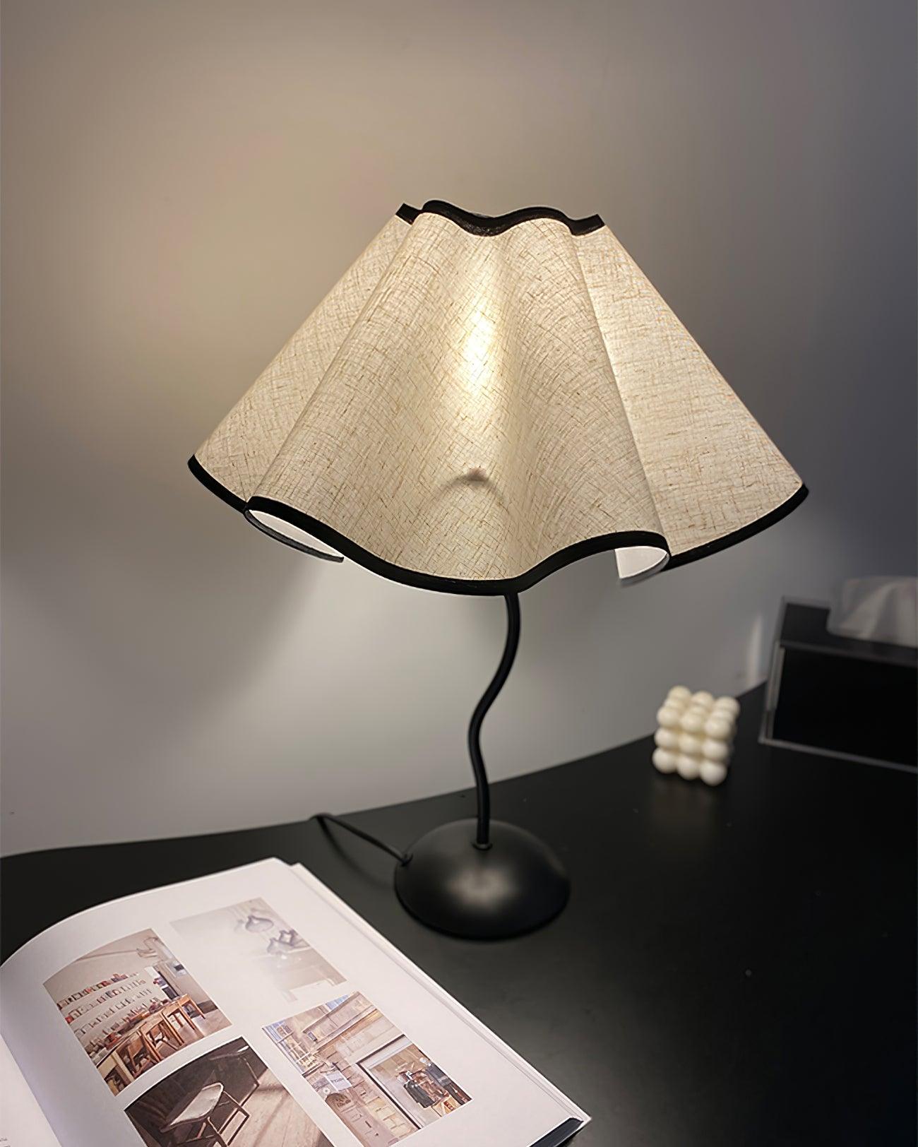 Luminova Fabric Artistic Table Lamp - Letslighting