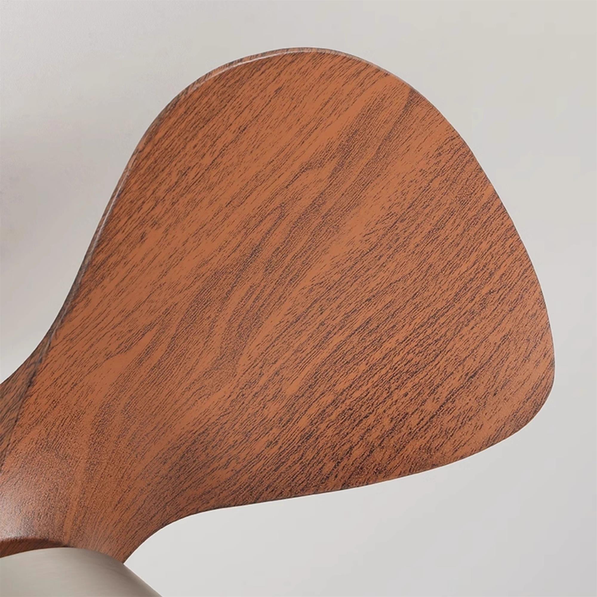 Zanorir Modern Minimalist Natural Wooden Acrylic Ceiling Fan Light - Letslighting
