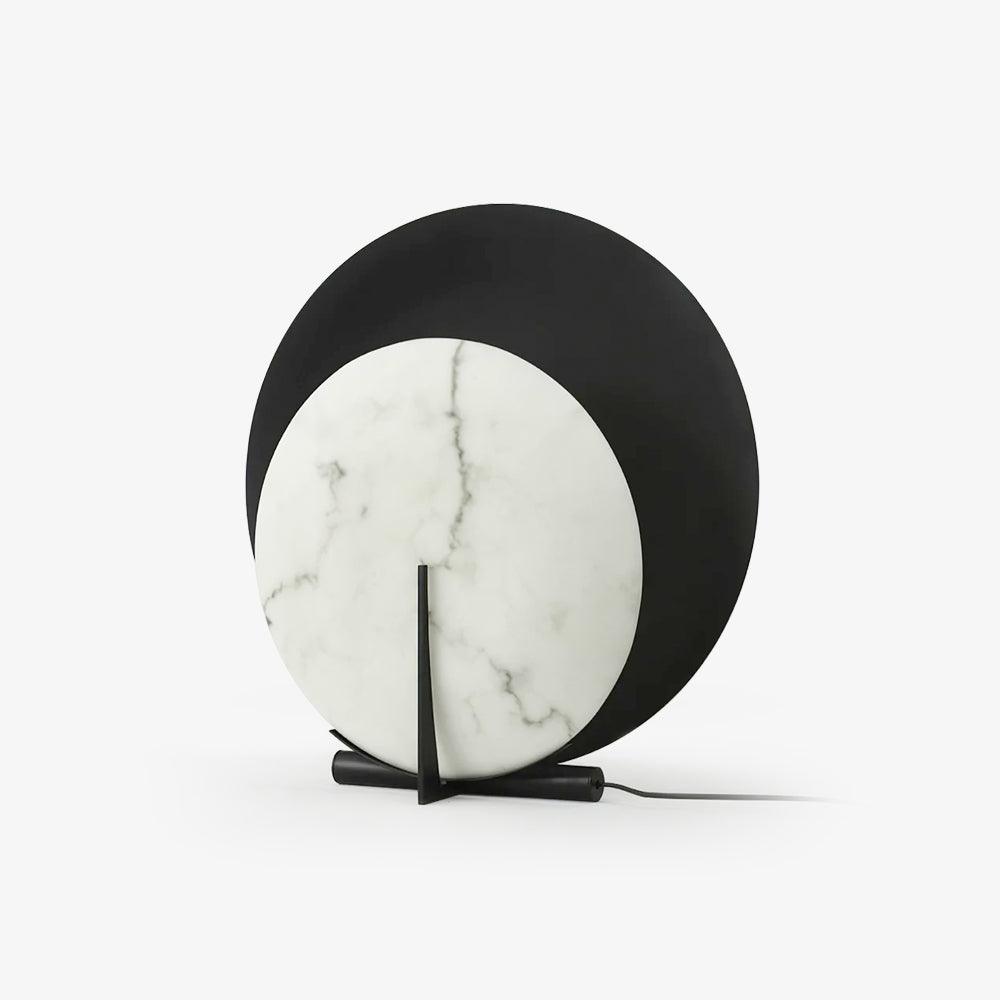 Zorinisra Half Moon Alabaster Table Lamp - Letslighting