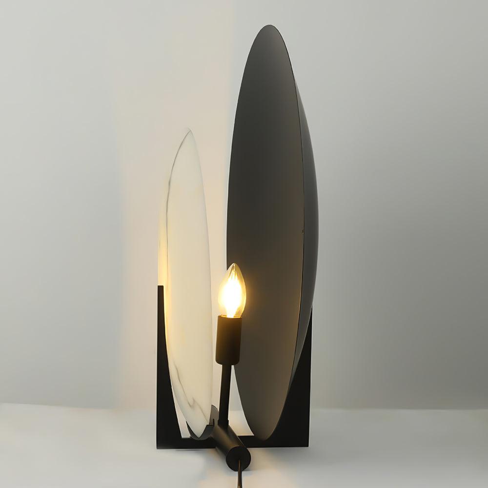 Zorinisra Half Moon Alabaster Table Lamp - Letslighting
