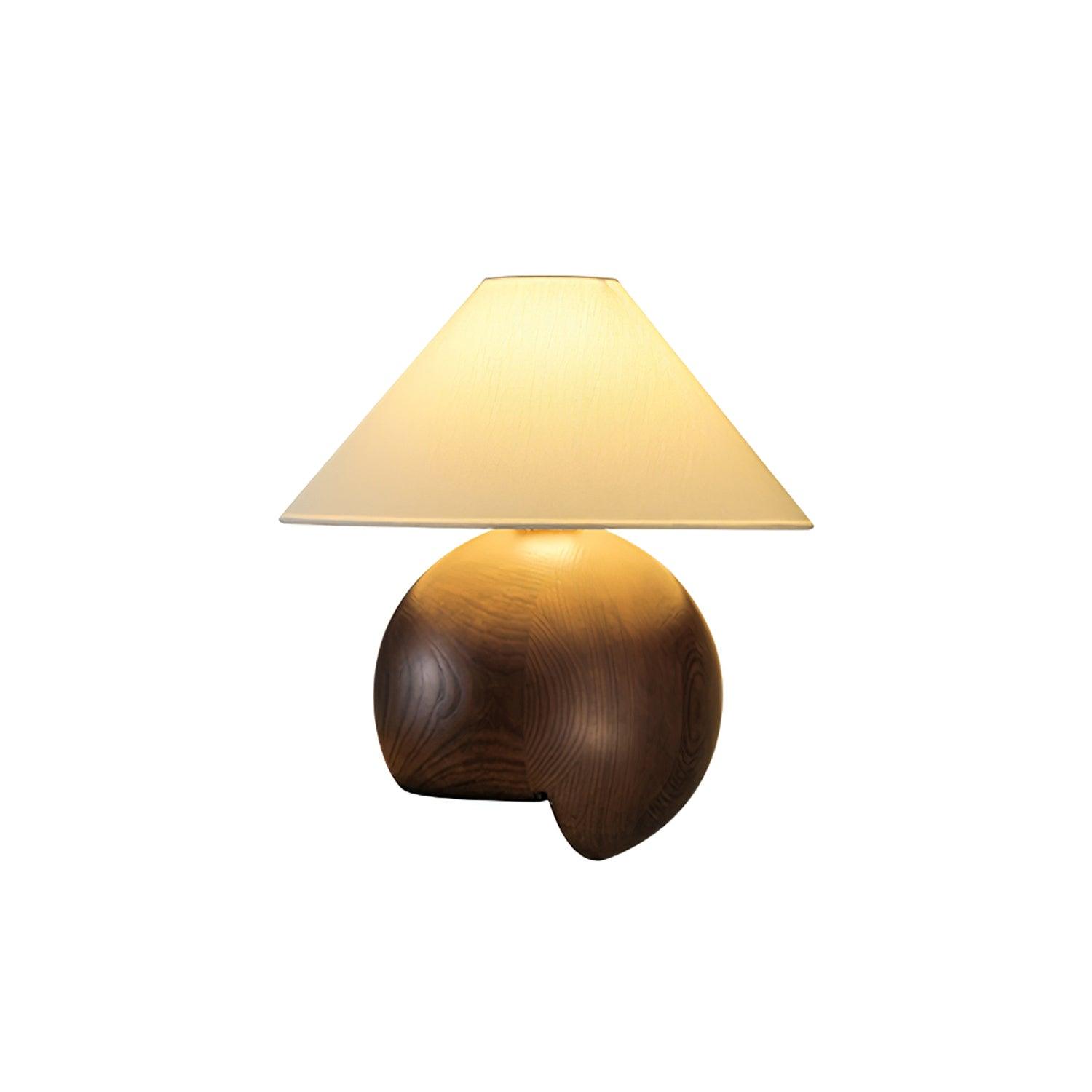 Halise Wood Organic Table Lamp - Letslighting