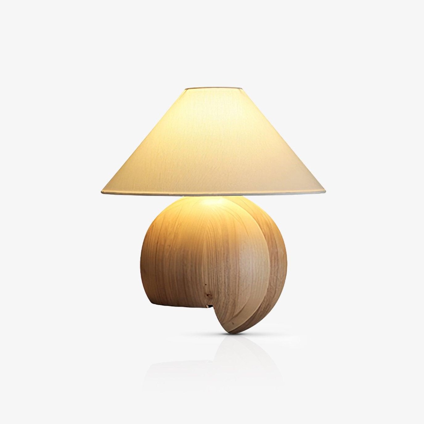 Halise Wood Organic Table Lamp - Letslighting