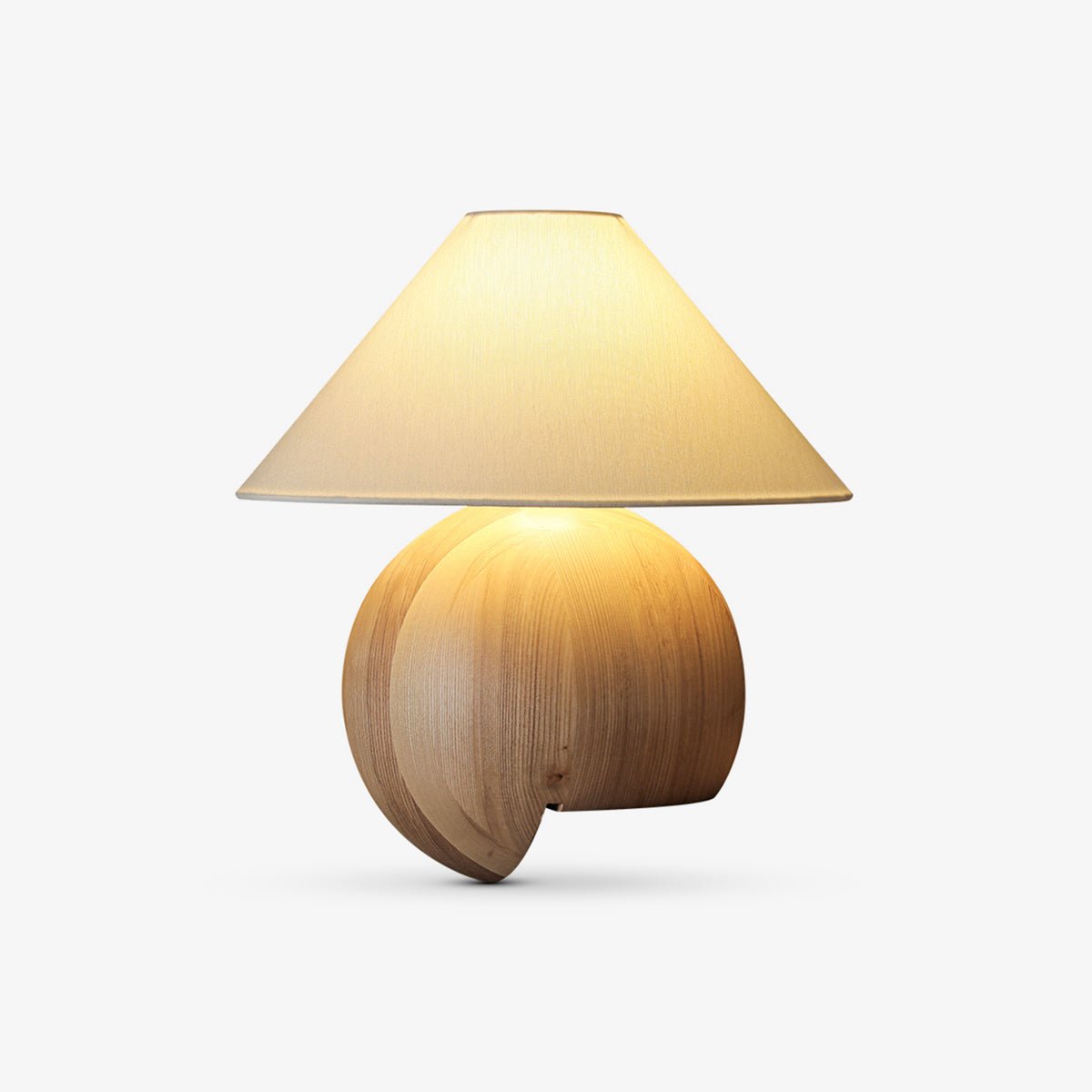 Halise Wood Organic Table Lamp - Letslighting
