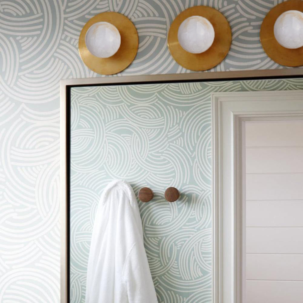 Glow Modern Minimalist Round Alabaster Sconce Wall Lamp - Letslighting