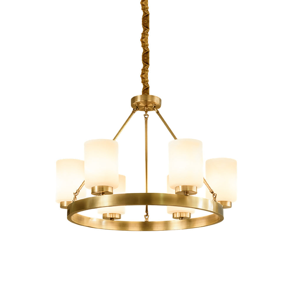 Illume Postmodern Luxury Brass Glass Chandelier - Letslighting