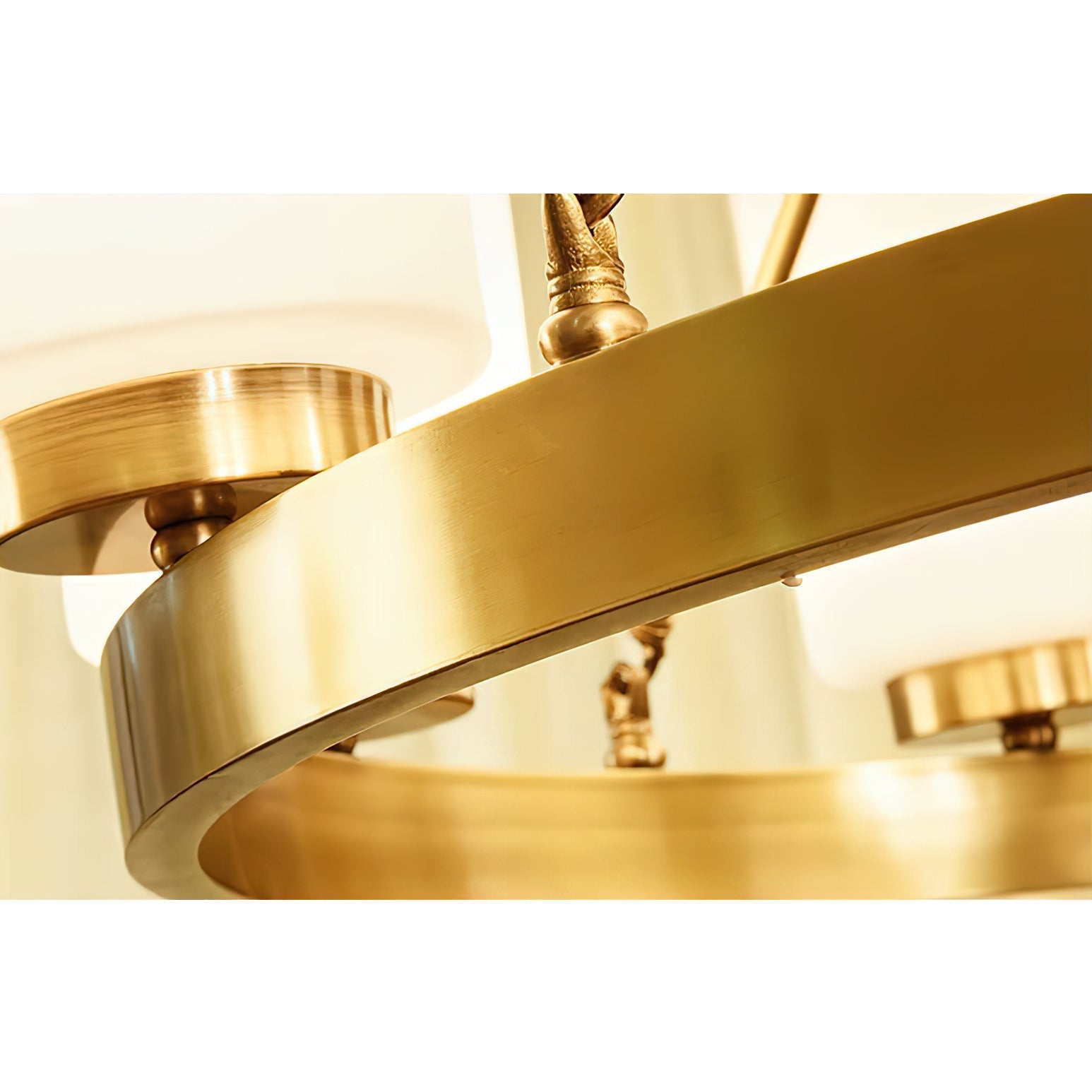 Illume Postmodern Luxury Brass Glass Chandelier - Letslighting