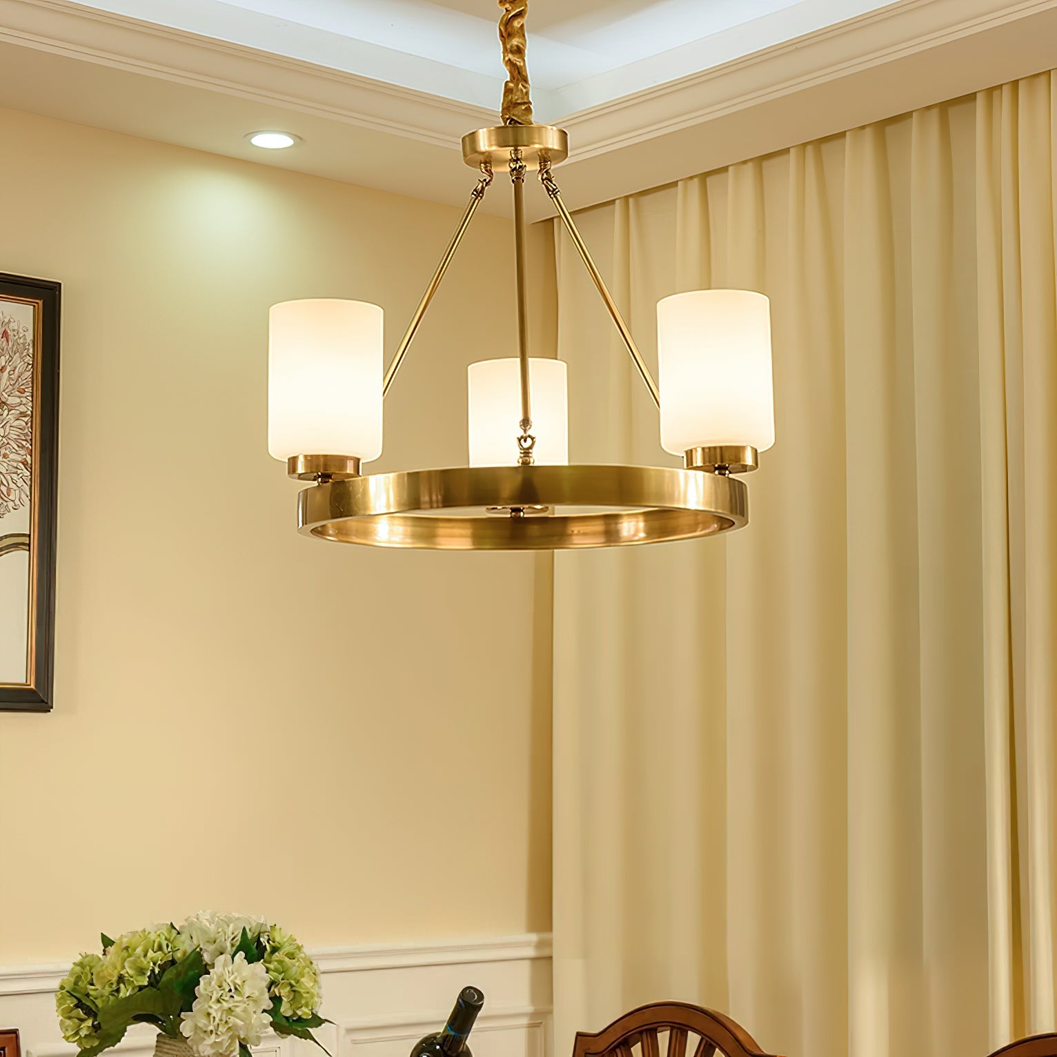 Illume Postmodern Luxury Brass Glass Chandelier - Letslighting