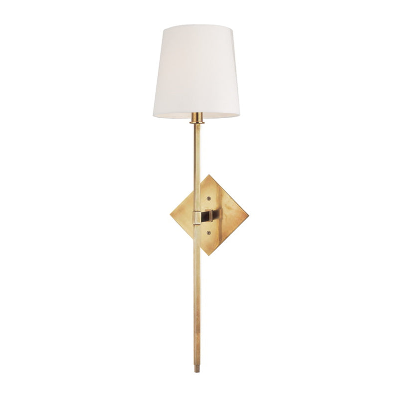 Kismet Modern Minimalist Brass Fabric Wall Lamp - Letslighting