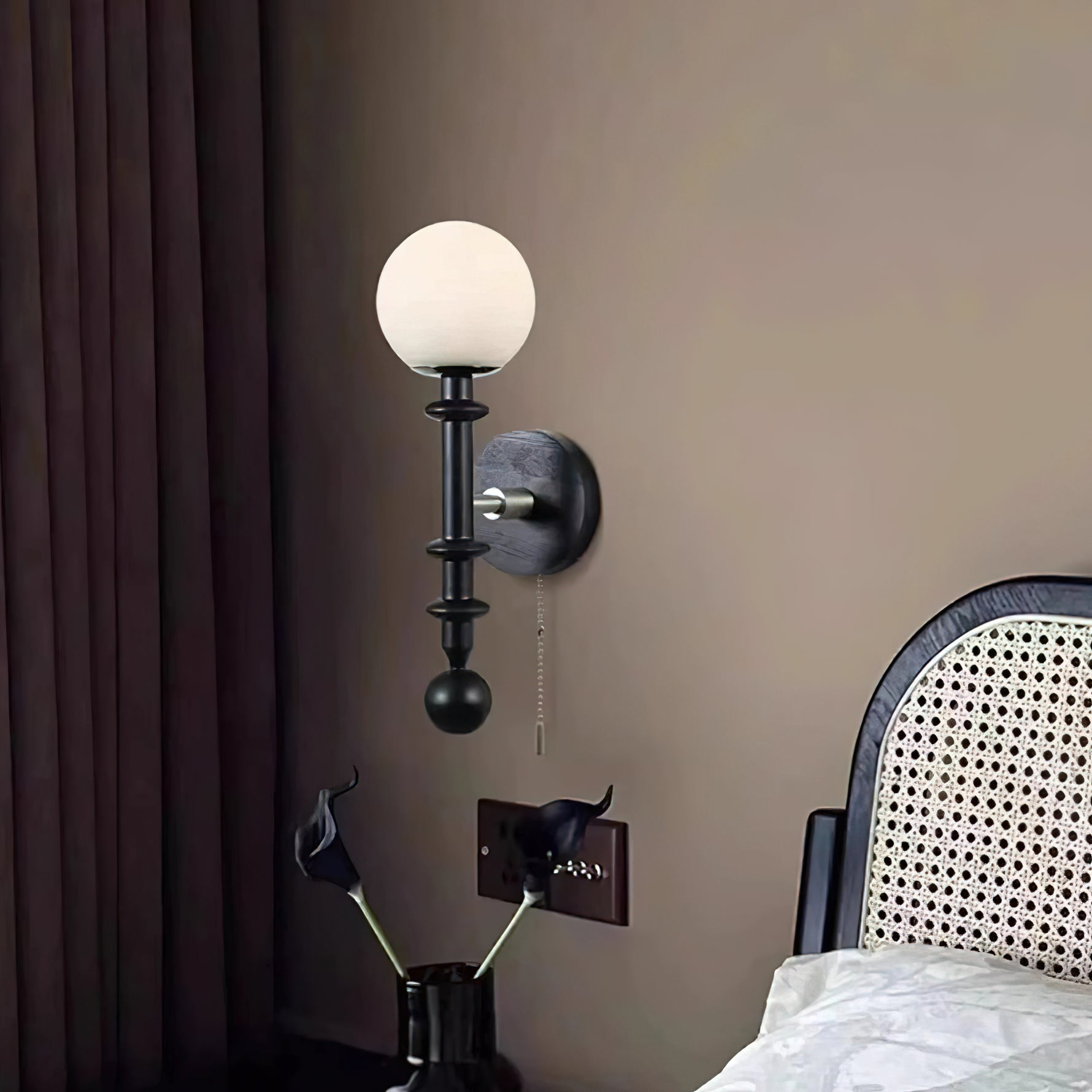 Velno Globe Wall Lamp - Letslighting