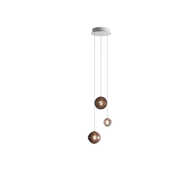 Cascade Modern Metal & Glass Chandelier
