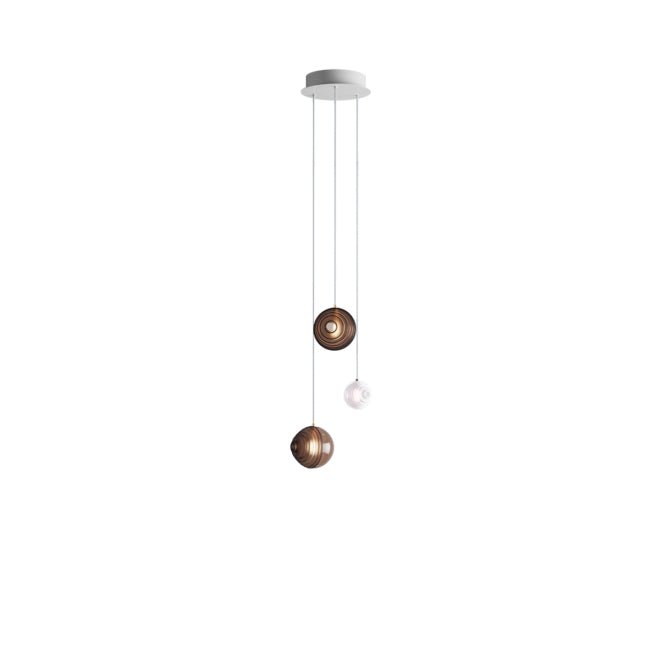 Cascade Modern Metal & Glass Chandelier