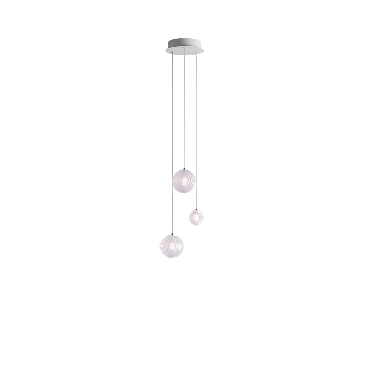 Cascade Modern Metal & Glass Chandelier