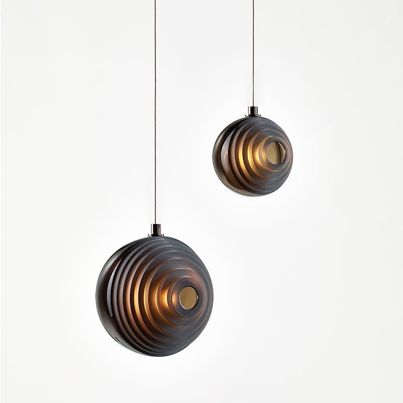 Cascade Modern Metal & Glass Chandelier