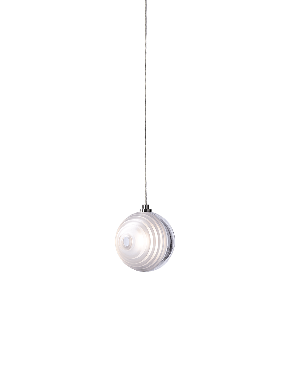 Cascade Modern Metal & Glass Chandelier
