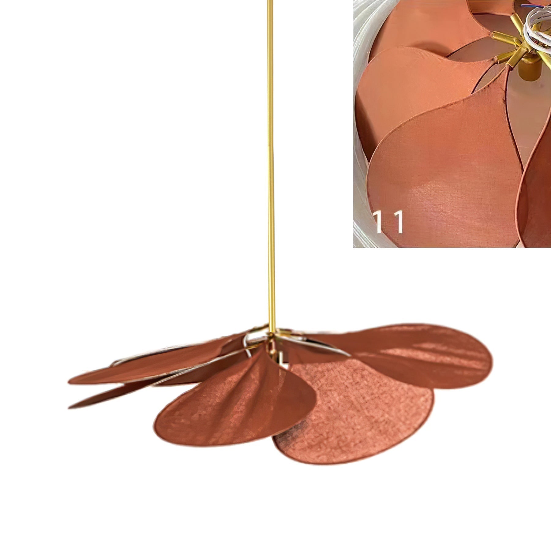 Zerithire Fabric Nature-inspired Pendant Lamp - Letslighting