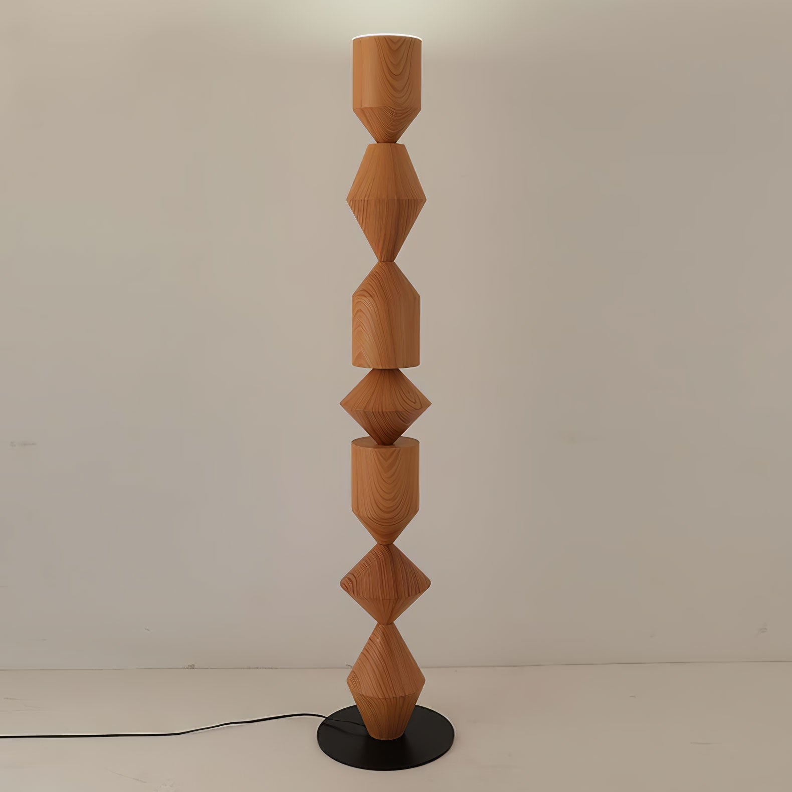 Everett Minimalist Wood Floor Lamp - Letslighting