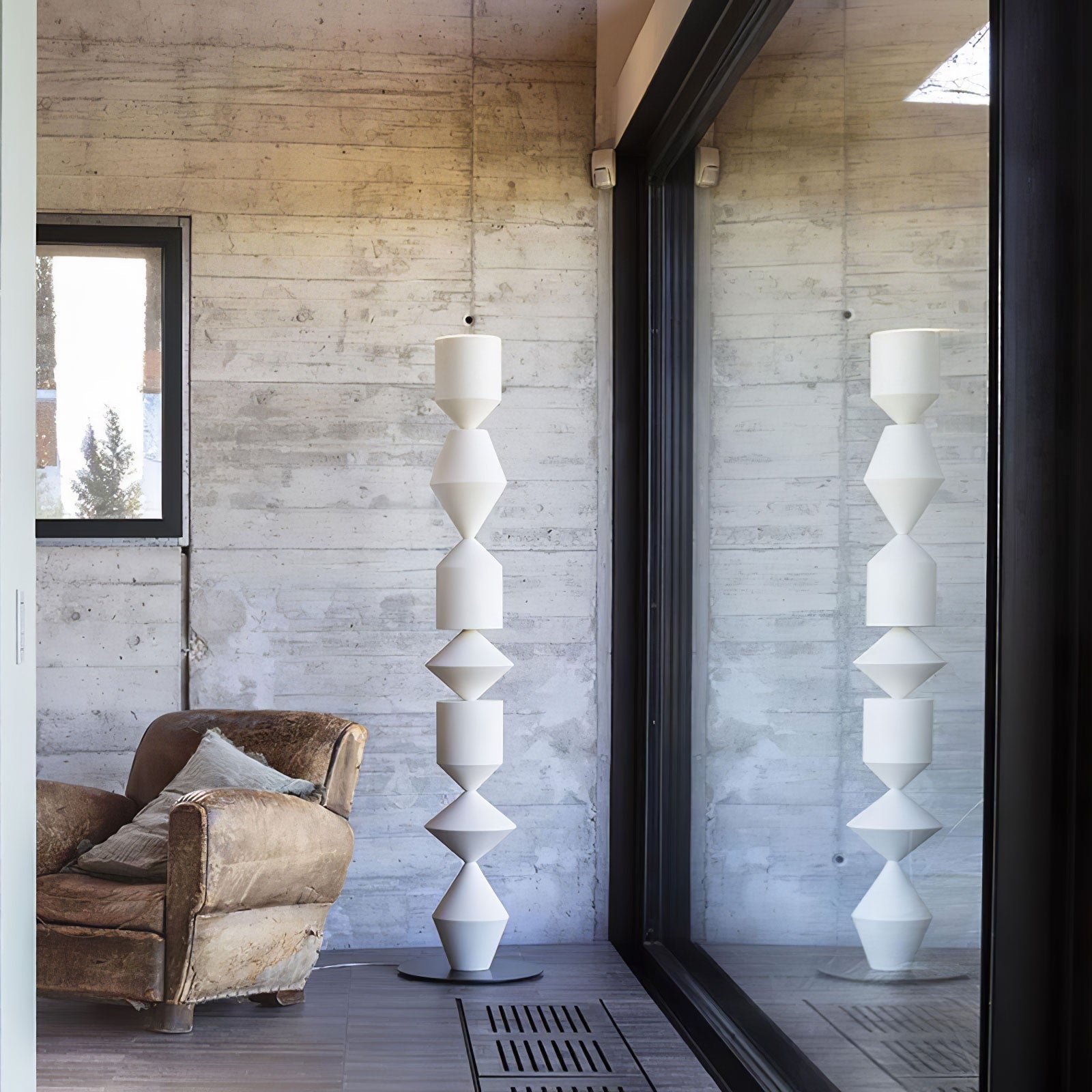 Everett Minimalist Wood Floor Lamp - Letslighting