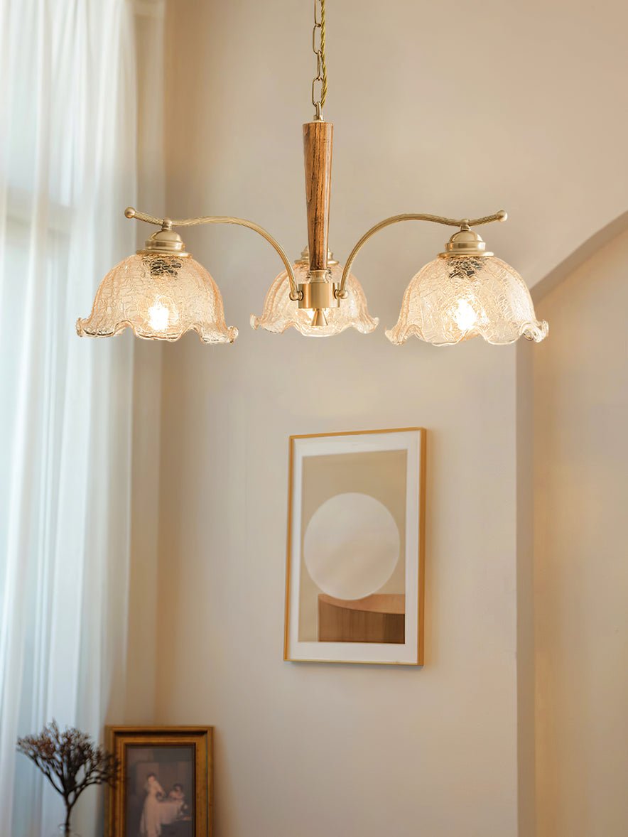 Orchid Vintage Glass Chandelier - Letslighting