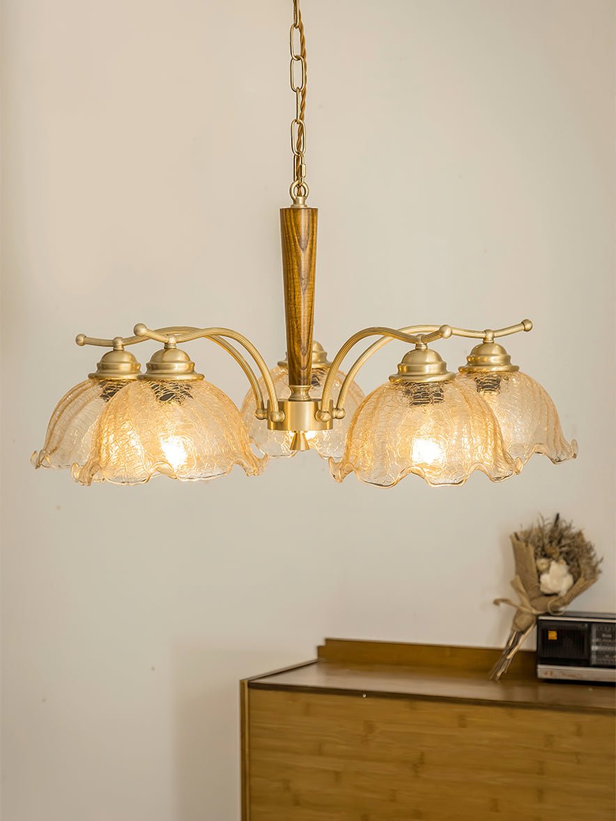 Orchid Vintage Glass Chandelier - Letslighting
