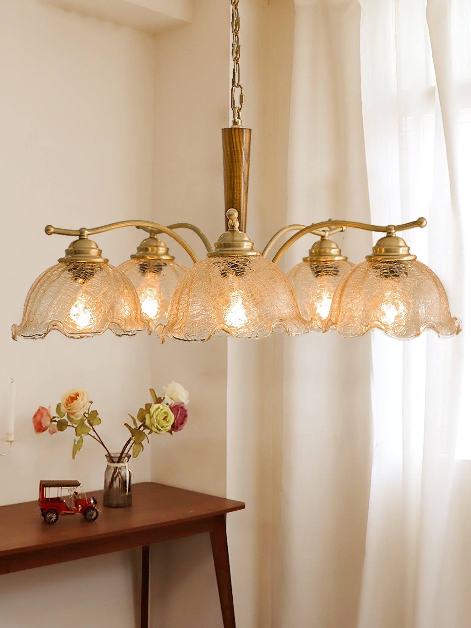 Ogle Individual Creativity Flower Glass Chandelier - Letslighting