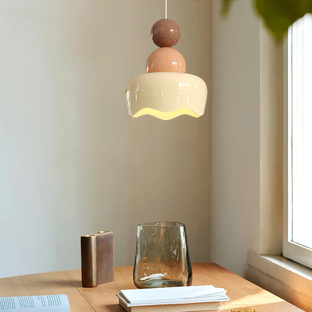Valentina Sunny Rain Doll LED Pendant Light Resin Bedroom - Letslighting