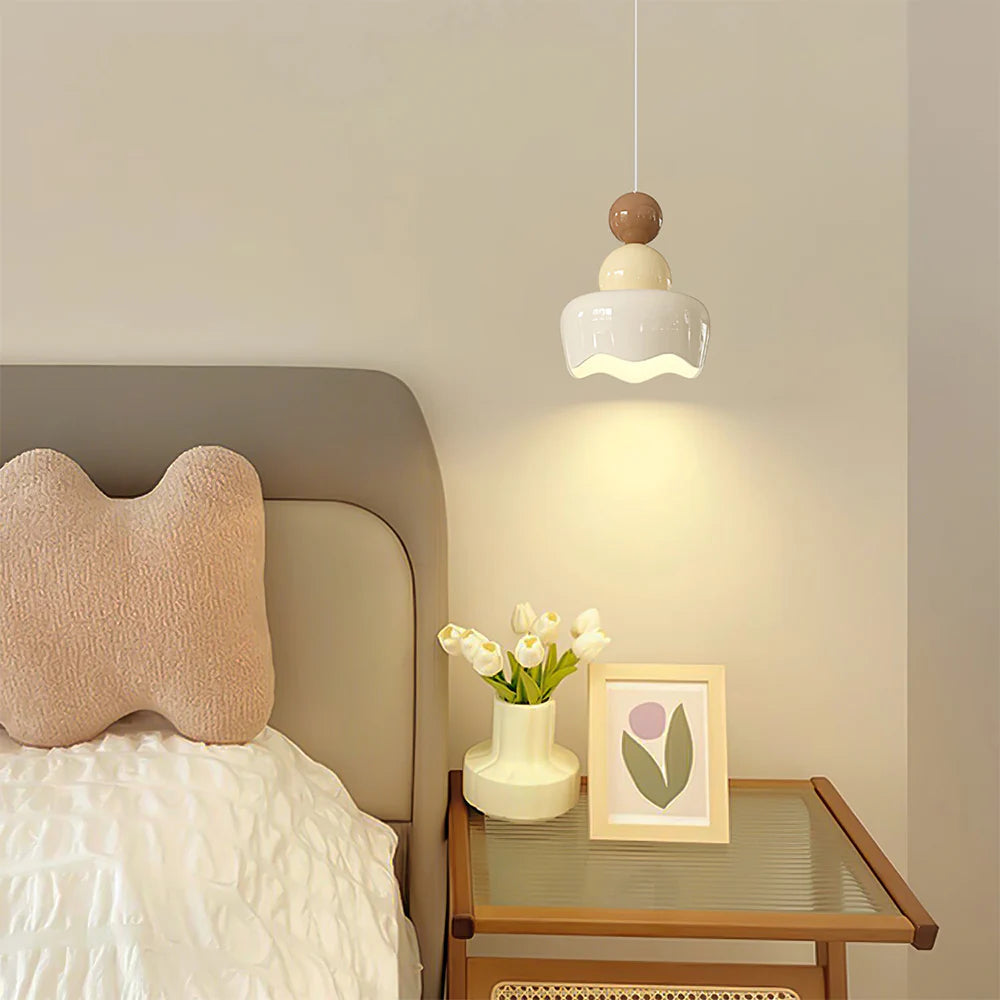 Valentina Sunny Rain Doll LED Pendant Light Resin Bedroom - Letslighting