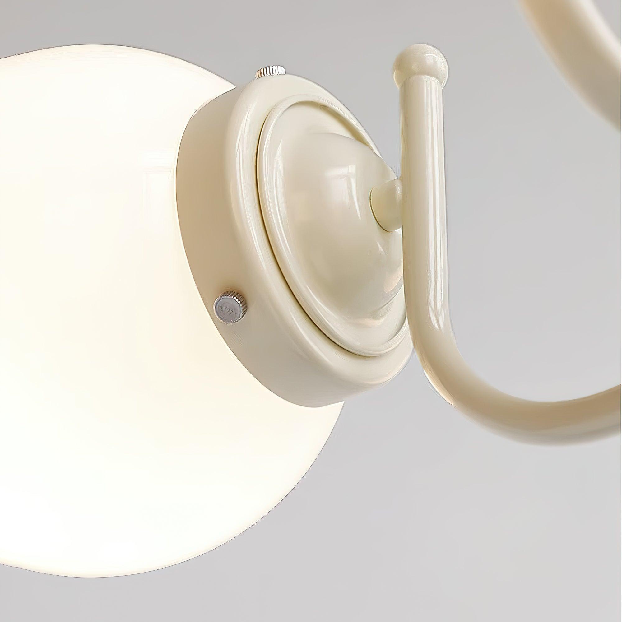 Lustra Chandelier Globe Cream Modern - Letslighting
