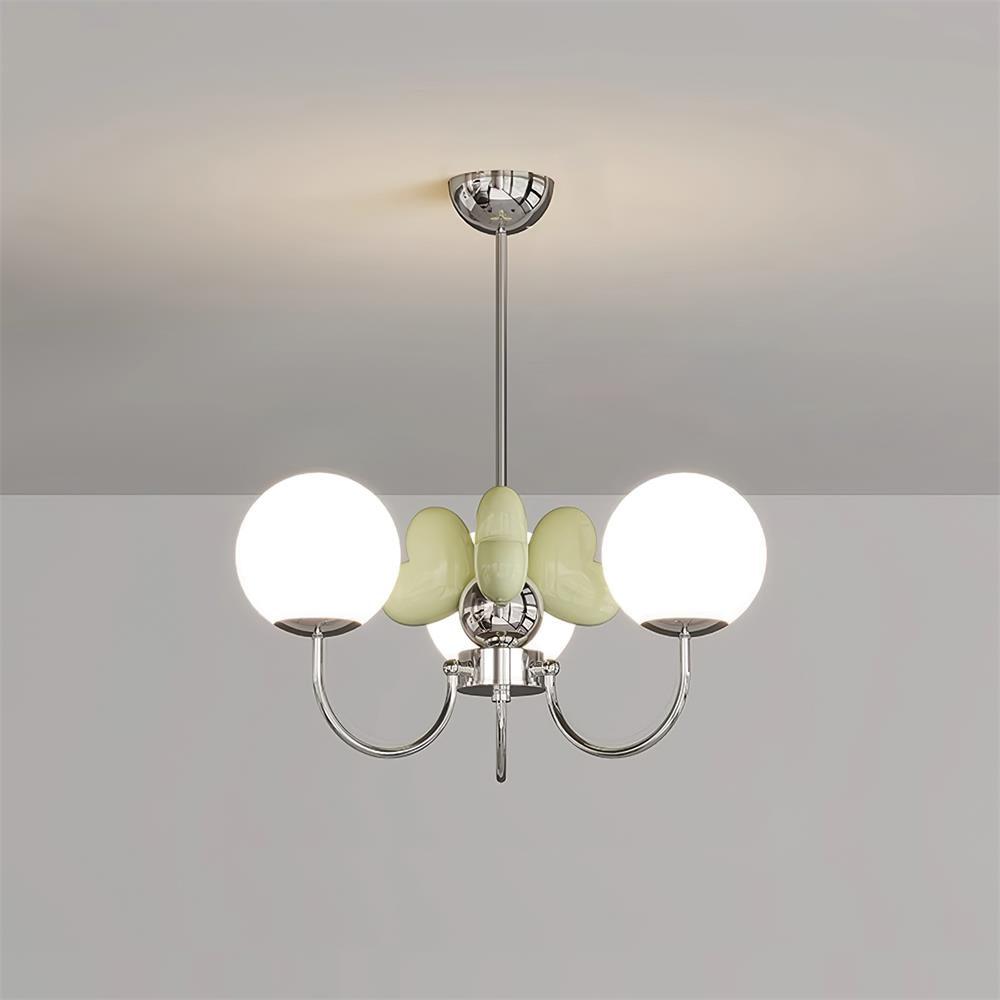 Nica Chandelier Elegant Cream Simplicity - Letslighting