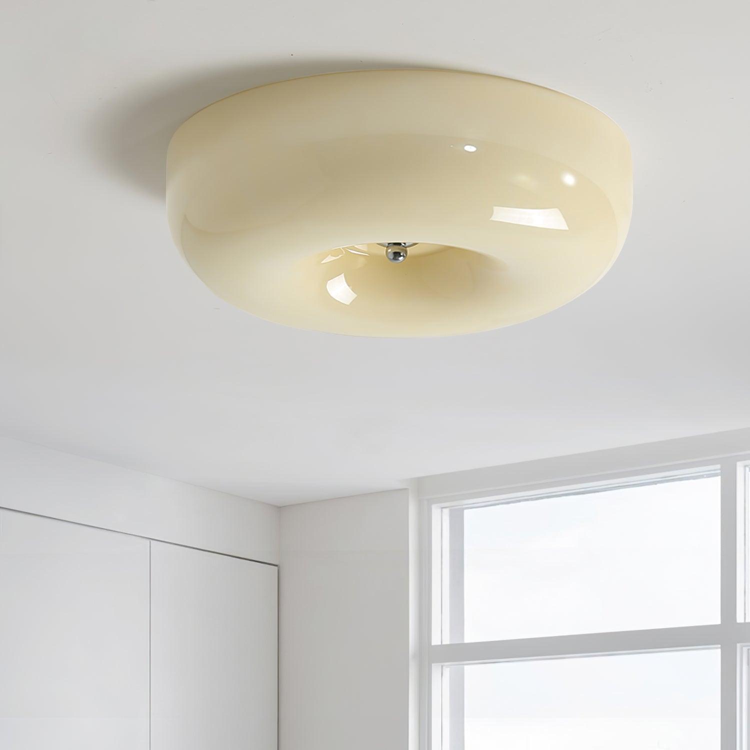Cream Pudding Ceiling Lamp - Blowlighting