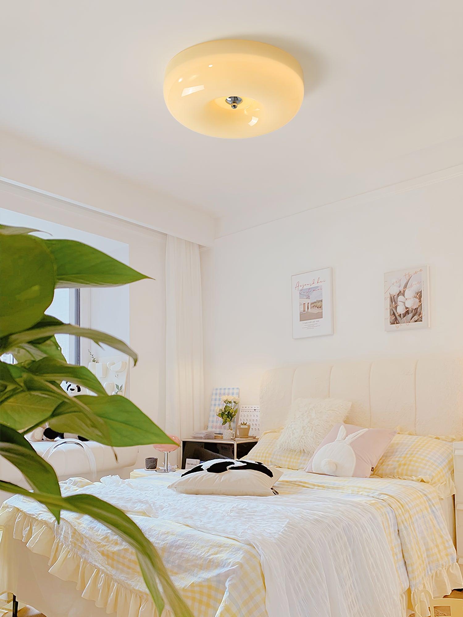 Cream Pudding Ceiling Lamp - Blowlighting