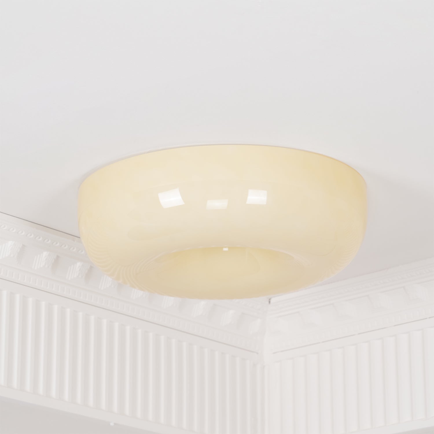 Ulsolir Premium Elegance Art Button Glass Ceiling Lamp - Letslighting