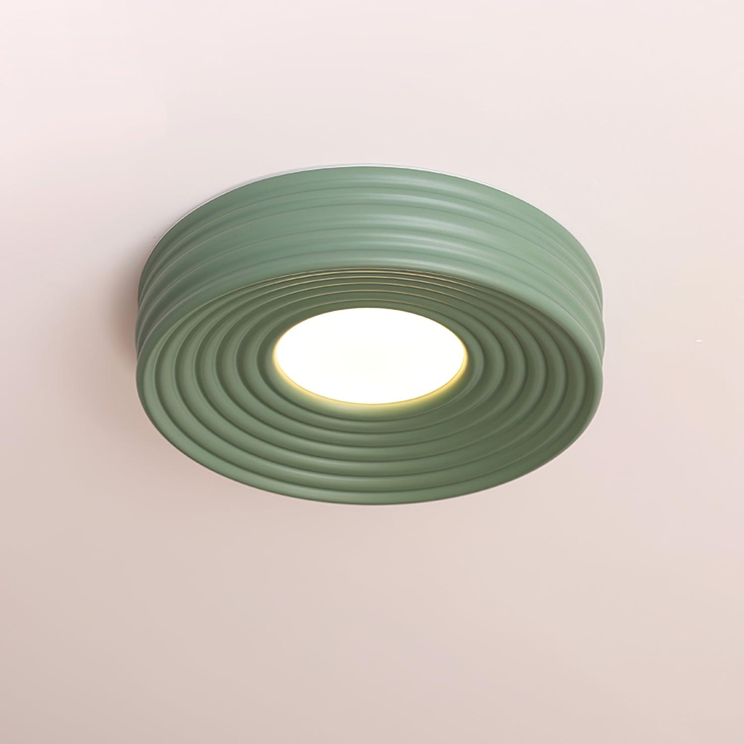 Ceiling Light Ribbed Acrylic Canopy Textured Fixture - Letslighting