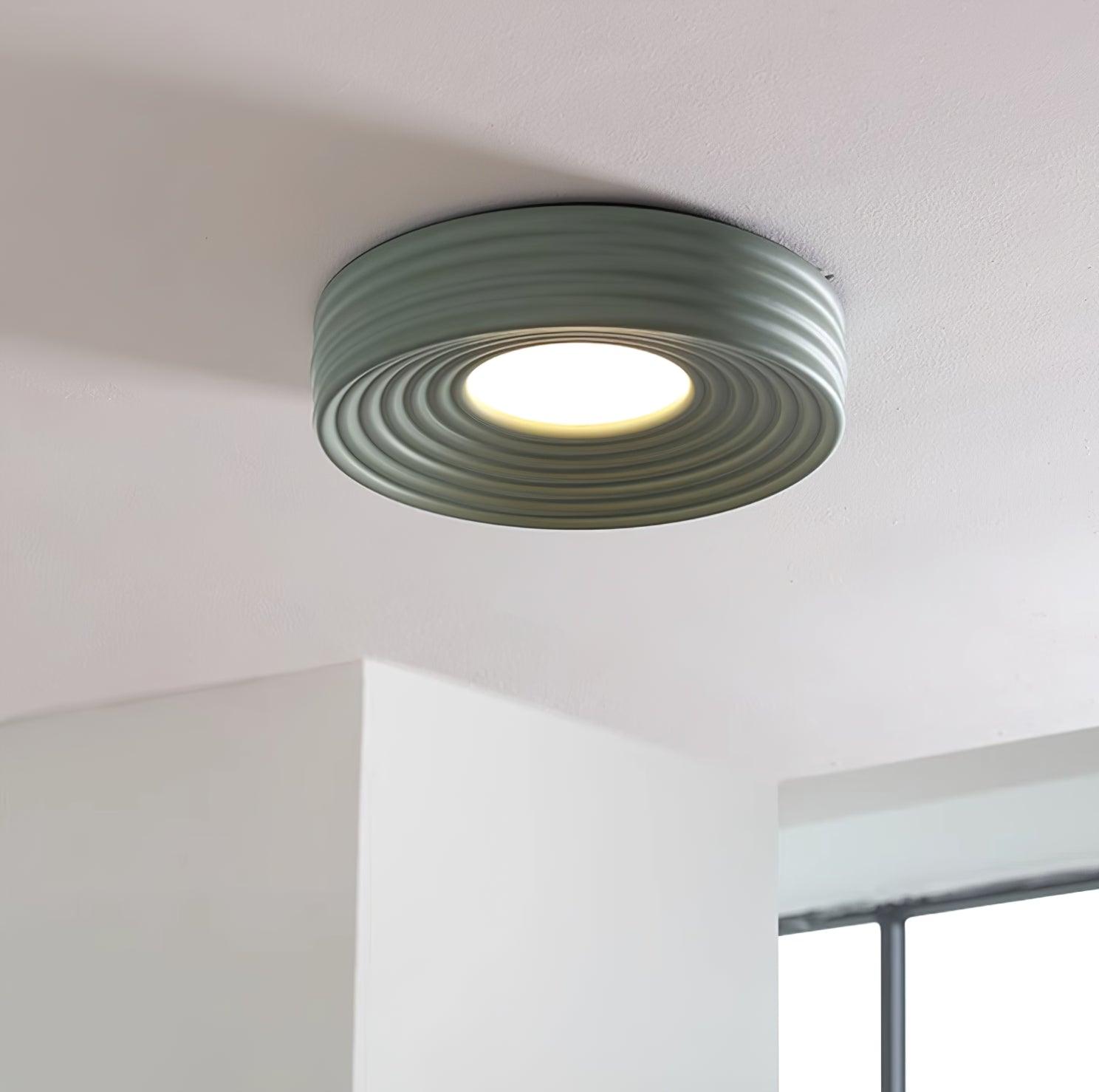 Ceiling Light Ribbed Acrylic Canopy Textured Fixture - Letslighting