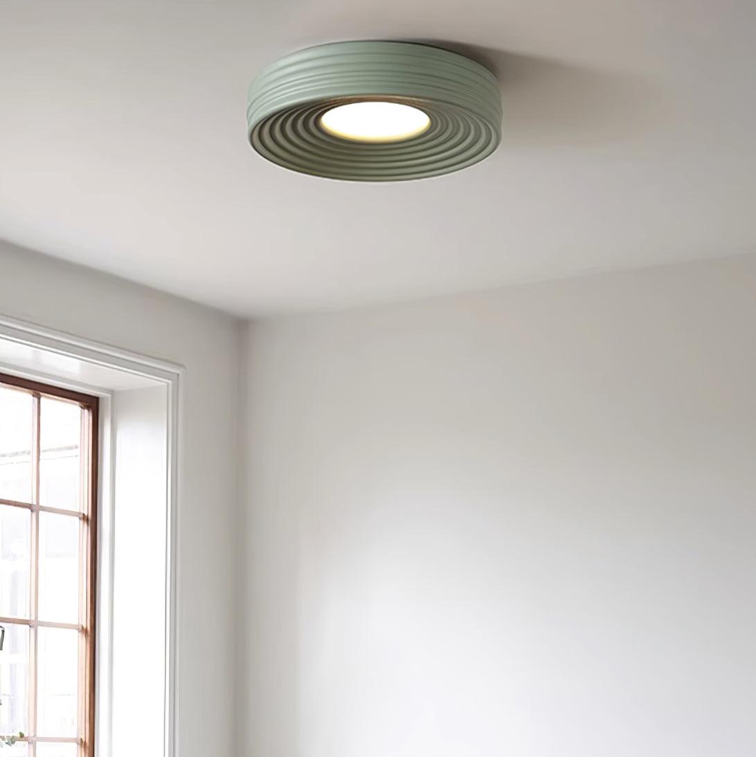 Ceiling Light Ribbed Acrylic Canopy Textured Fixture - Letslighting