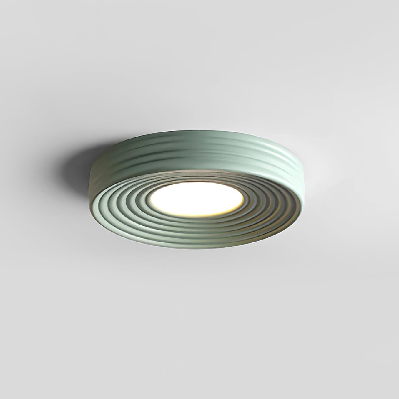 Ceiling Light Ribbed Acrylic Canopy Textured Fixture - Letslighting