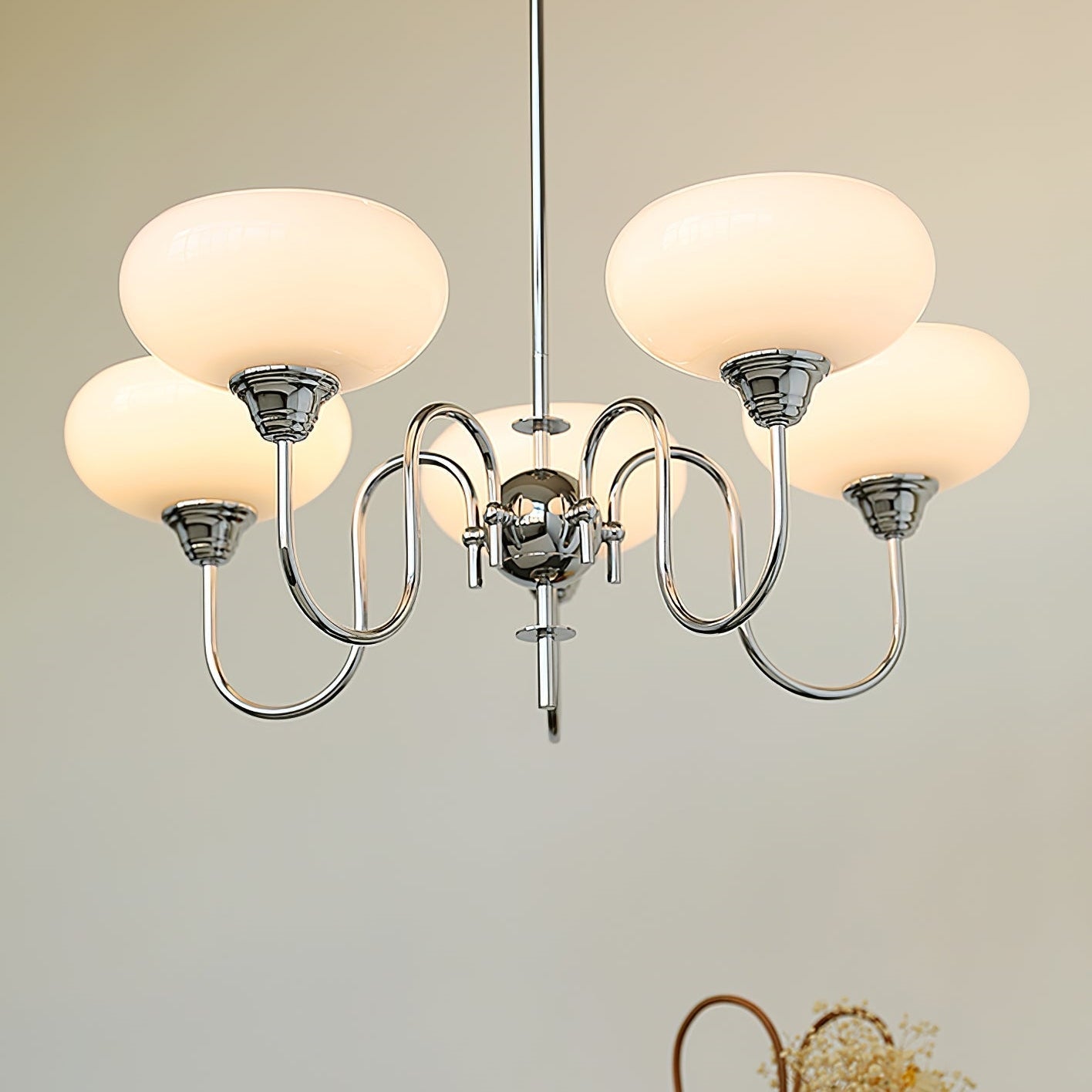 Valentina Modern Kitchen Island Bubble Globe Glass Chandelier - Letslighting