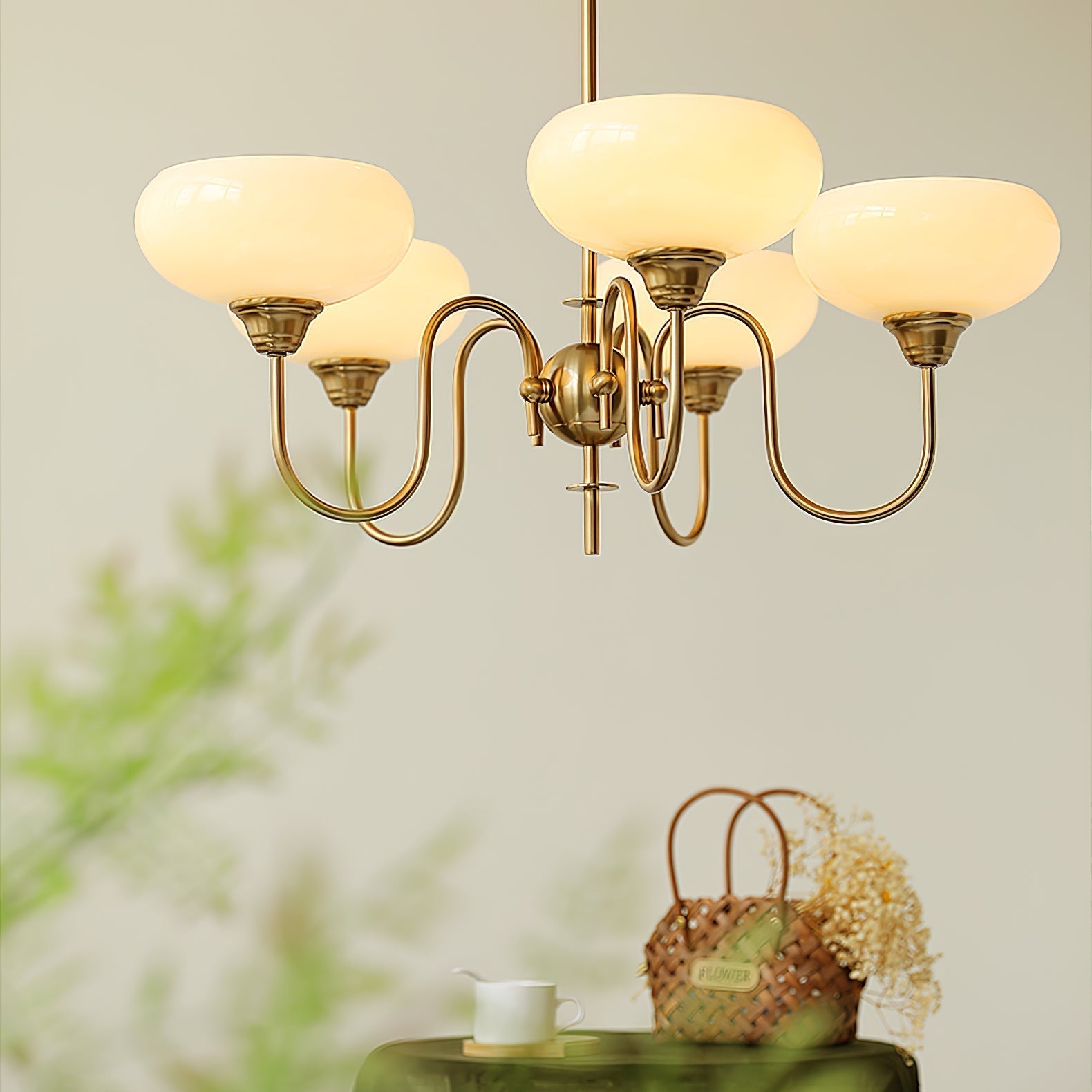 Valentina Modern Kitchen Island Bubble Globe Glass Chandelier - Letslighting