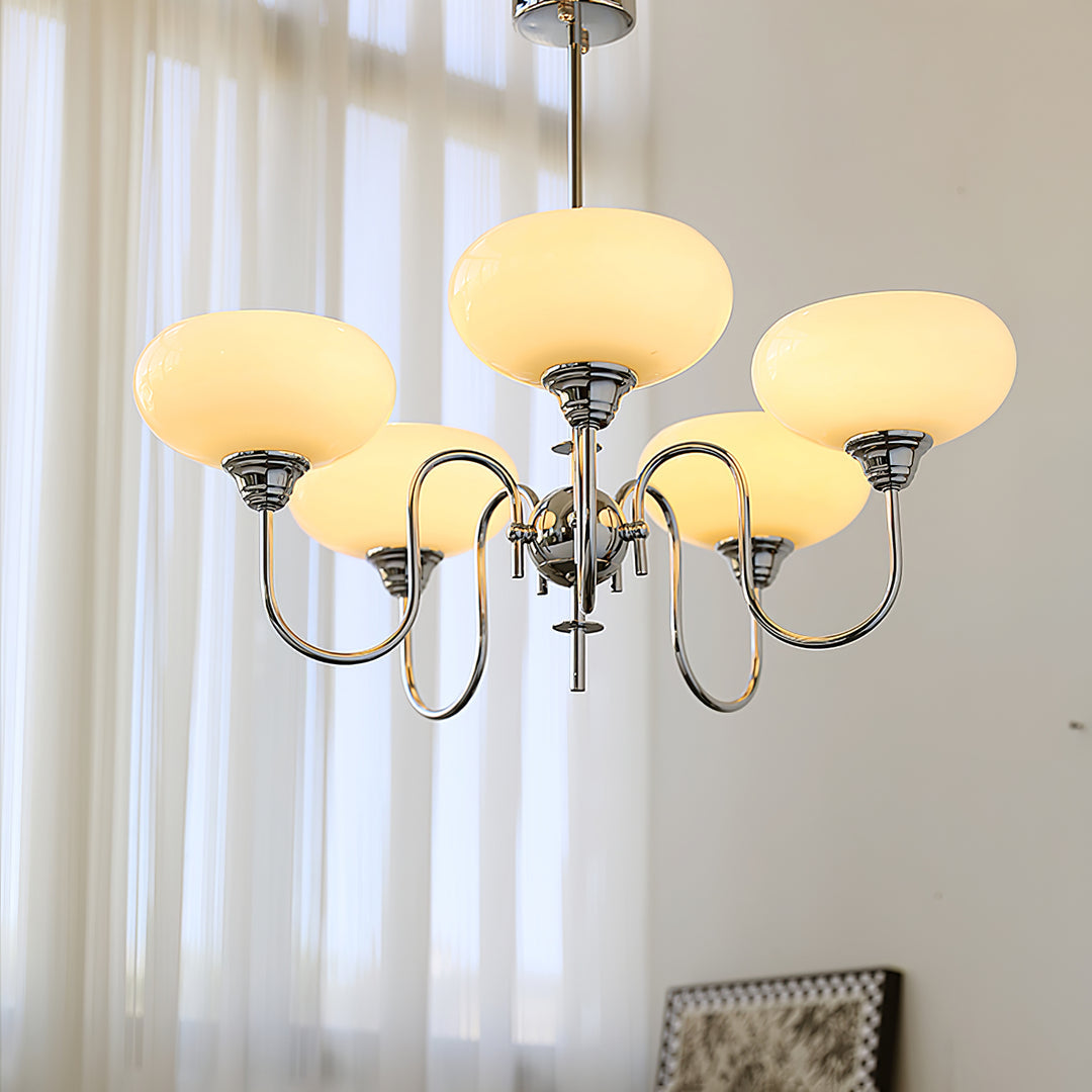 Valentina Modern Kitchen Island Bubble Globe Glass Chandelier - Letslighting