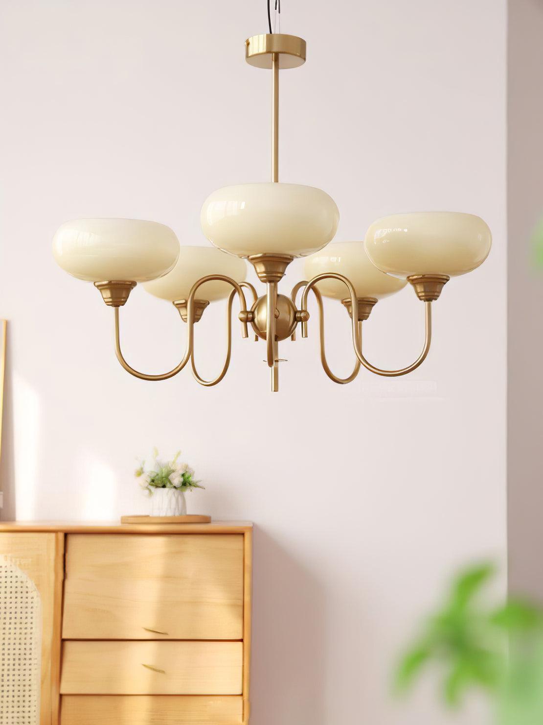 Creamy Persimmon Chandelier - Letslighting