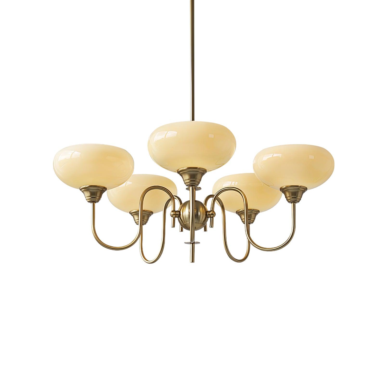 Creamy Persimmon Chandelier - Letslighting