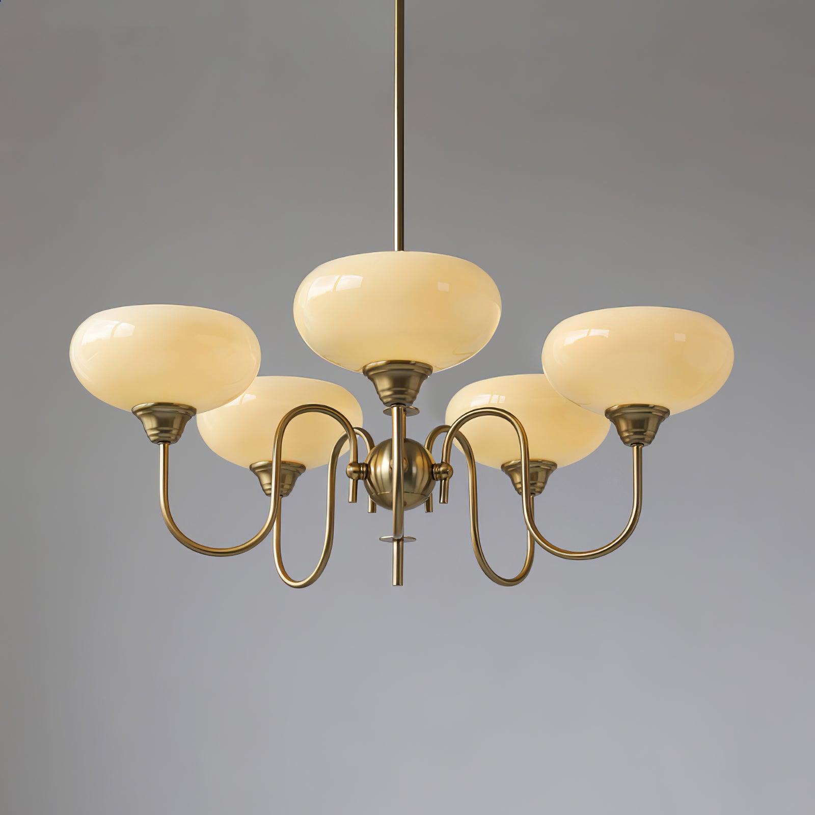 Creamy Persimmon Chandelier - Letslighting
