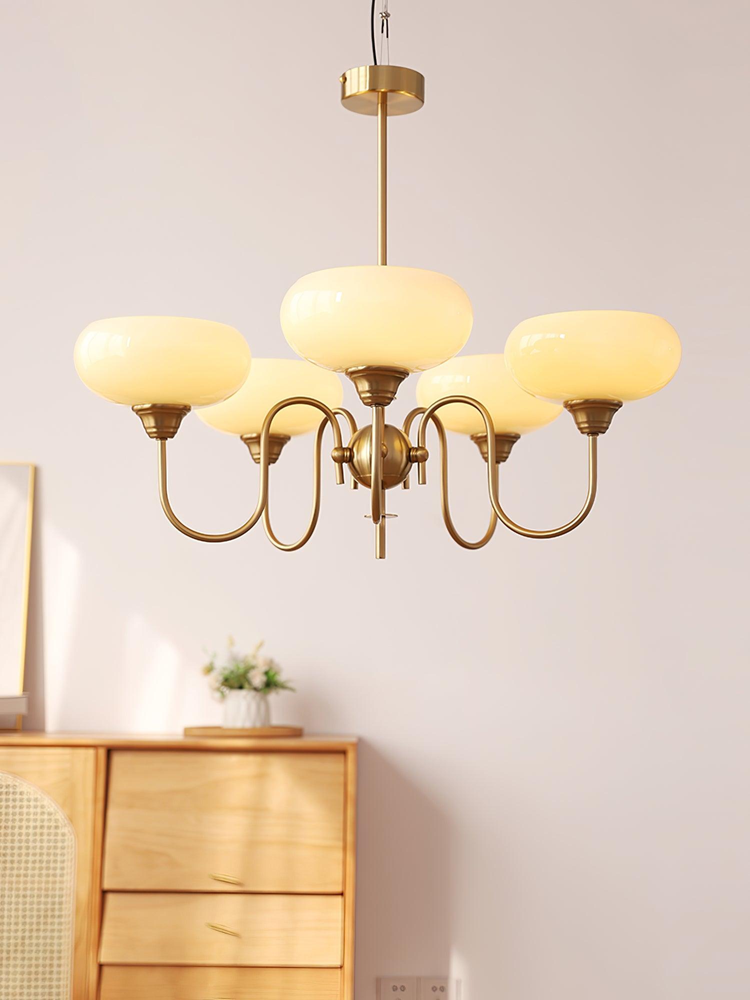 Creamy Persimmon Chandelier - Letslighting