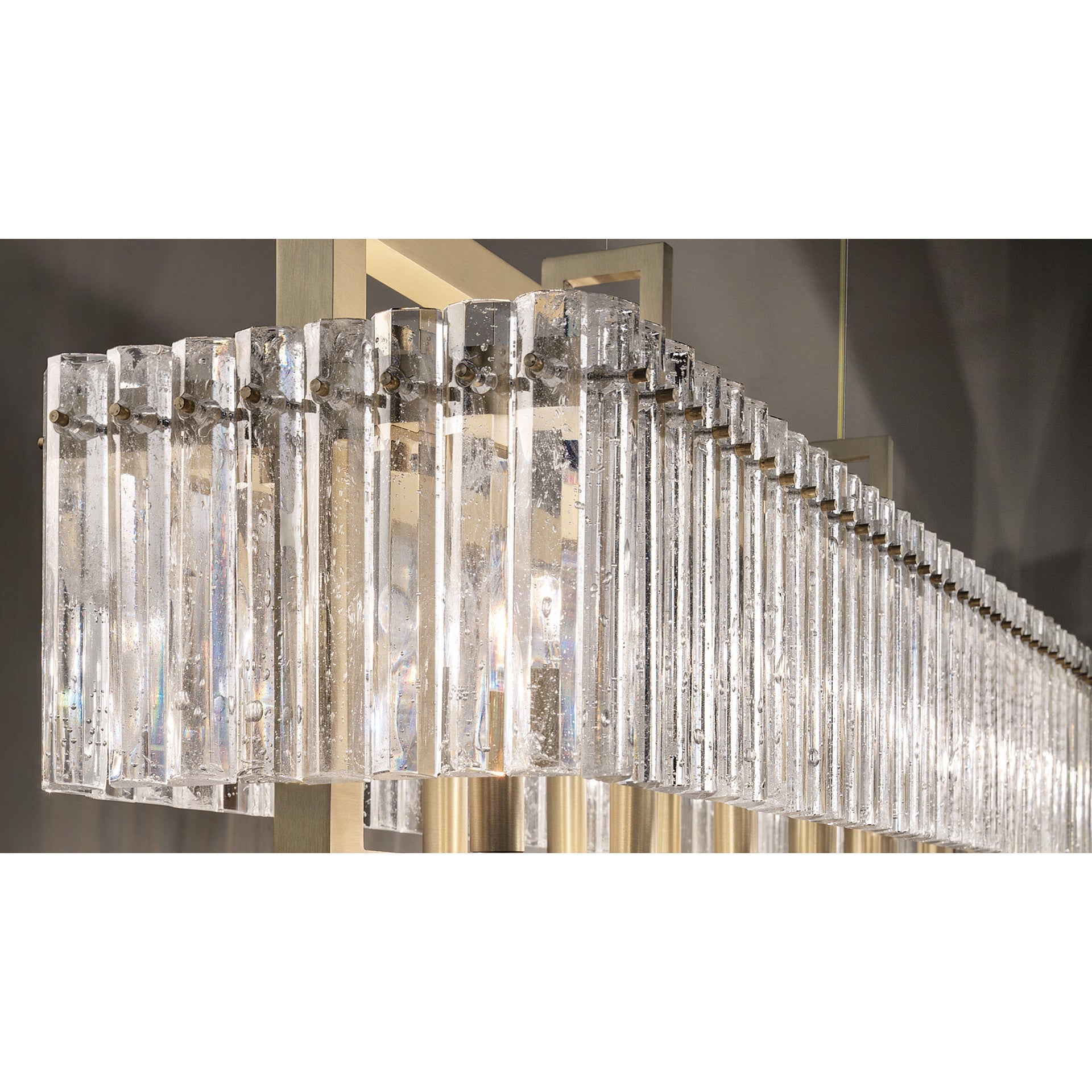 Rever Modern Minimalist Luxury Brass Glass Chandelier - Letslighting