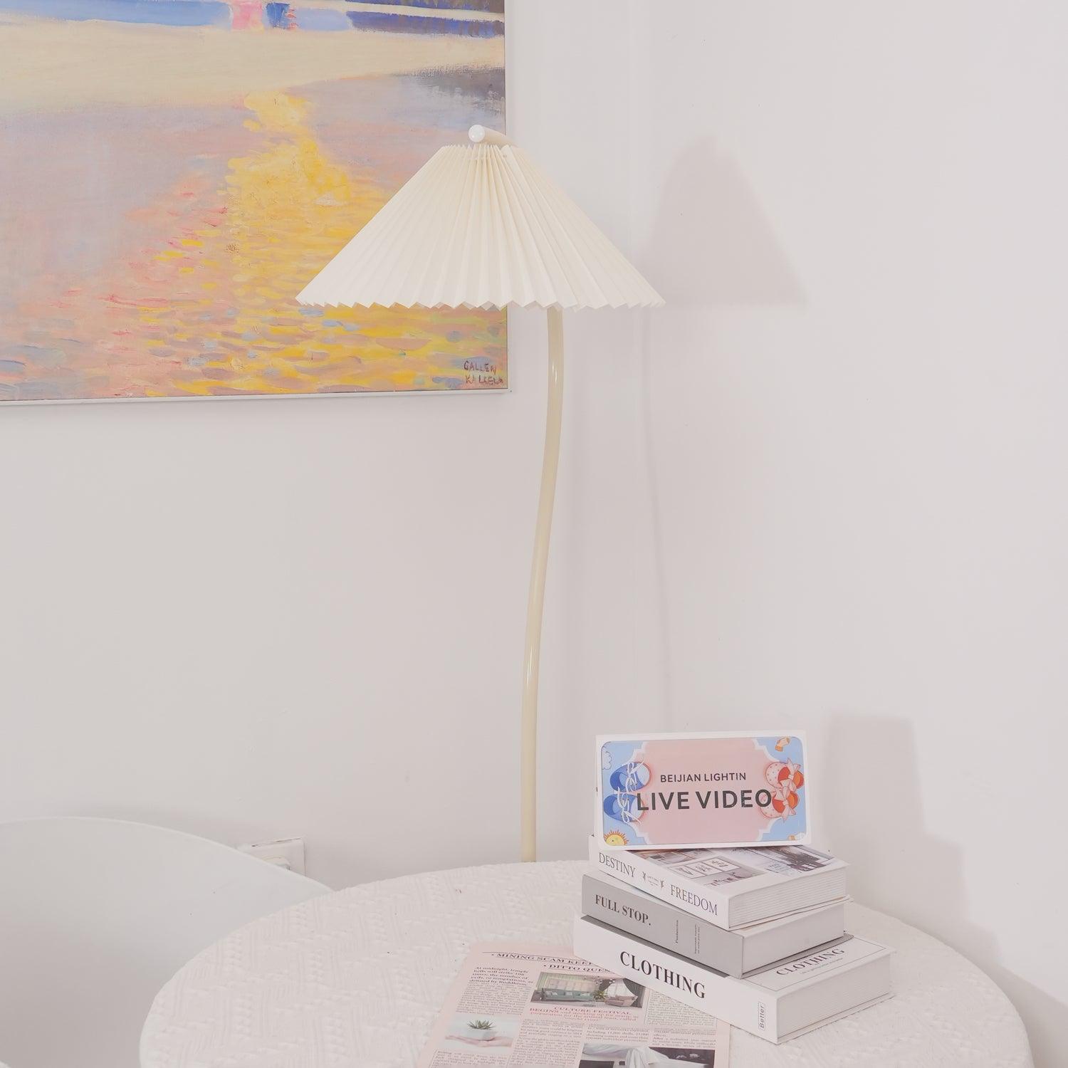 Elysia Minimalist Fabric Floor Lamp - Letslighting